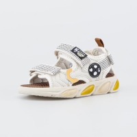 124043-11 бежевый туфли пляжные ясельная, малодетская Комбинирован.